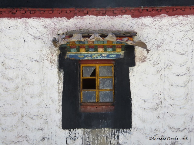 Window. Palcho Monastery, Gyangtse, Tibet, September 2018