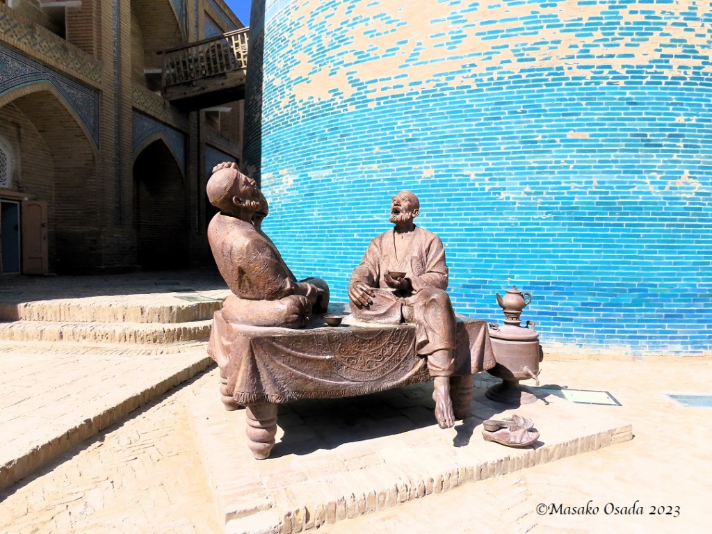 Sculpture. Khiva, Uzbekistan